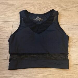 KIAVA Black Mesh Sports Bra